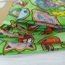 2021 Popular Custom Print Bikachu 100% Cotton Middle Weight Cotton Poplin Fabric For Wearing NO MOQ